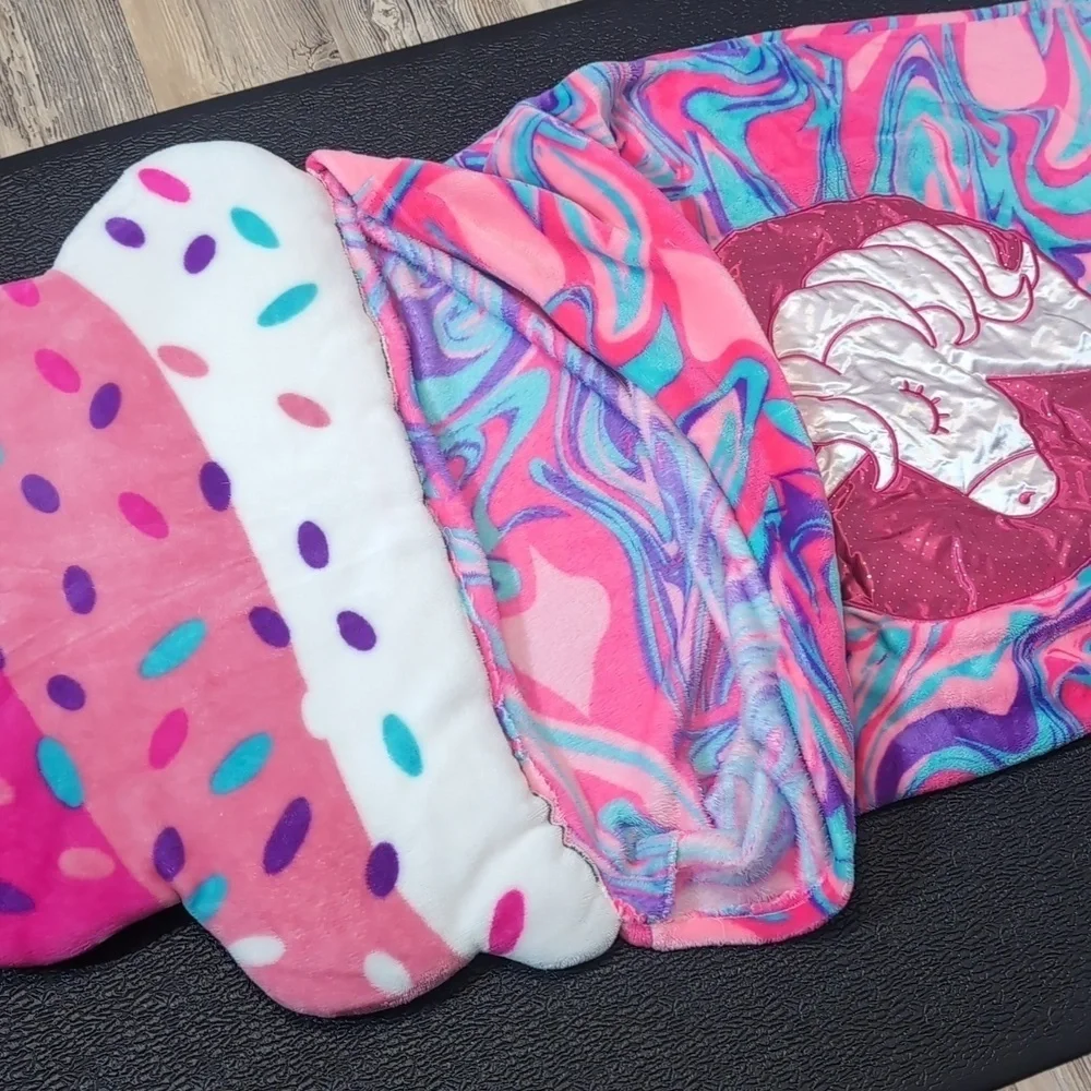Ice Cream Unicorn Pillow And Blanket Sleeping Bag